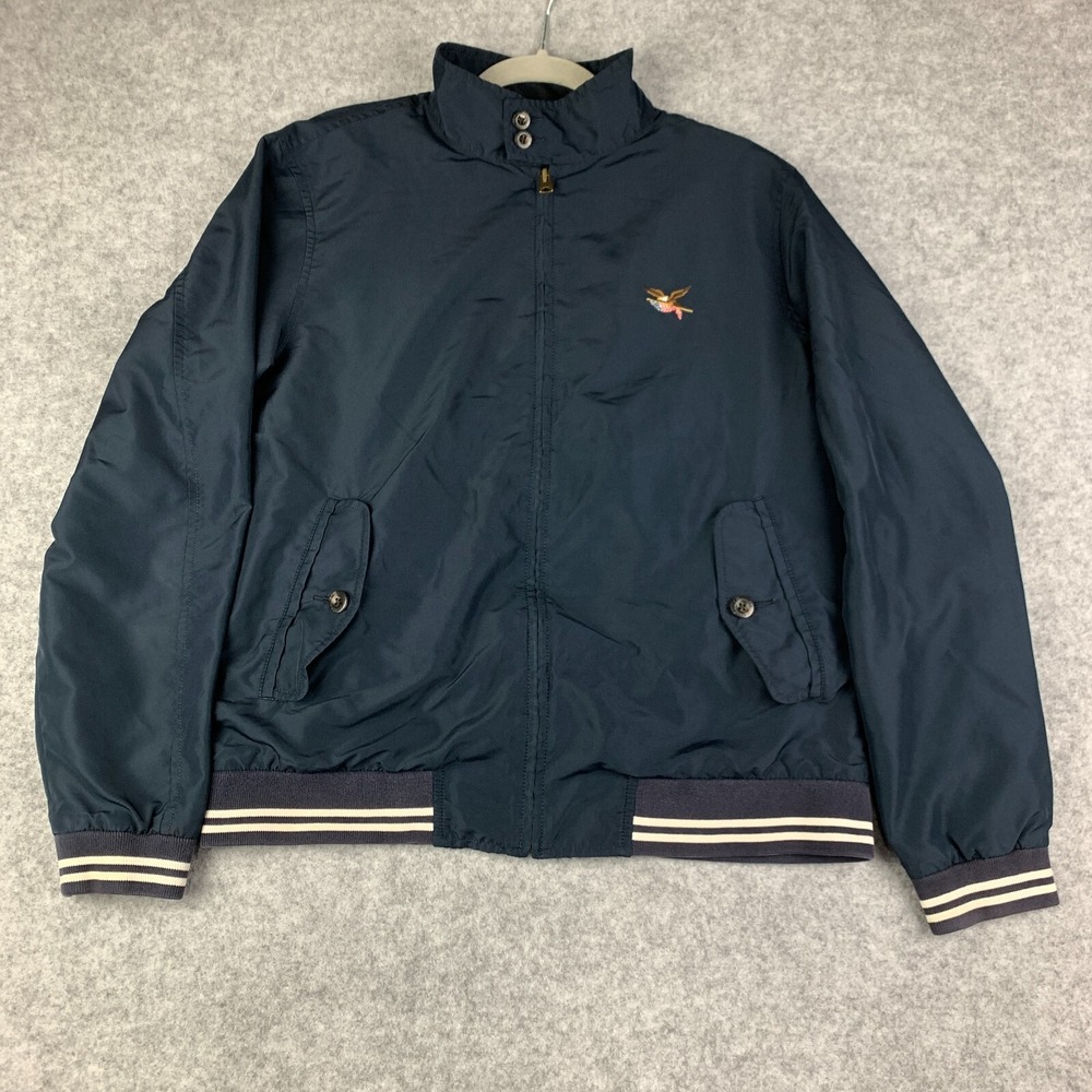 American Living Ralph‎ Lauren Jacket Mens Medium Blue Full Zip Poly Lightweight